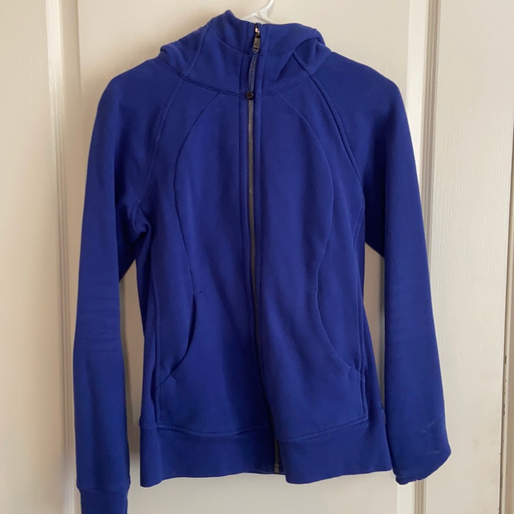 Lululemon scuba hoodie size 6 royal blue